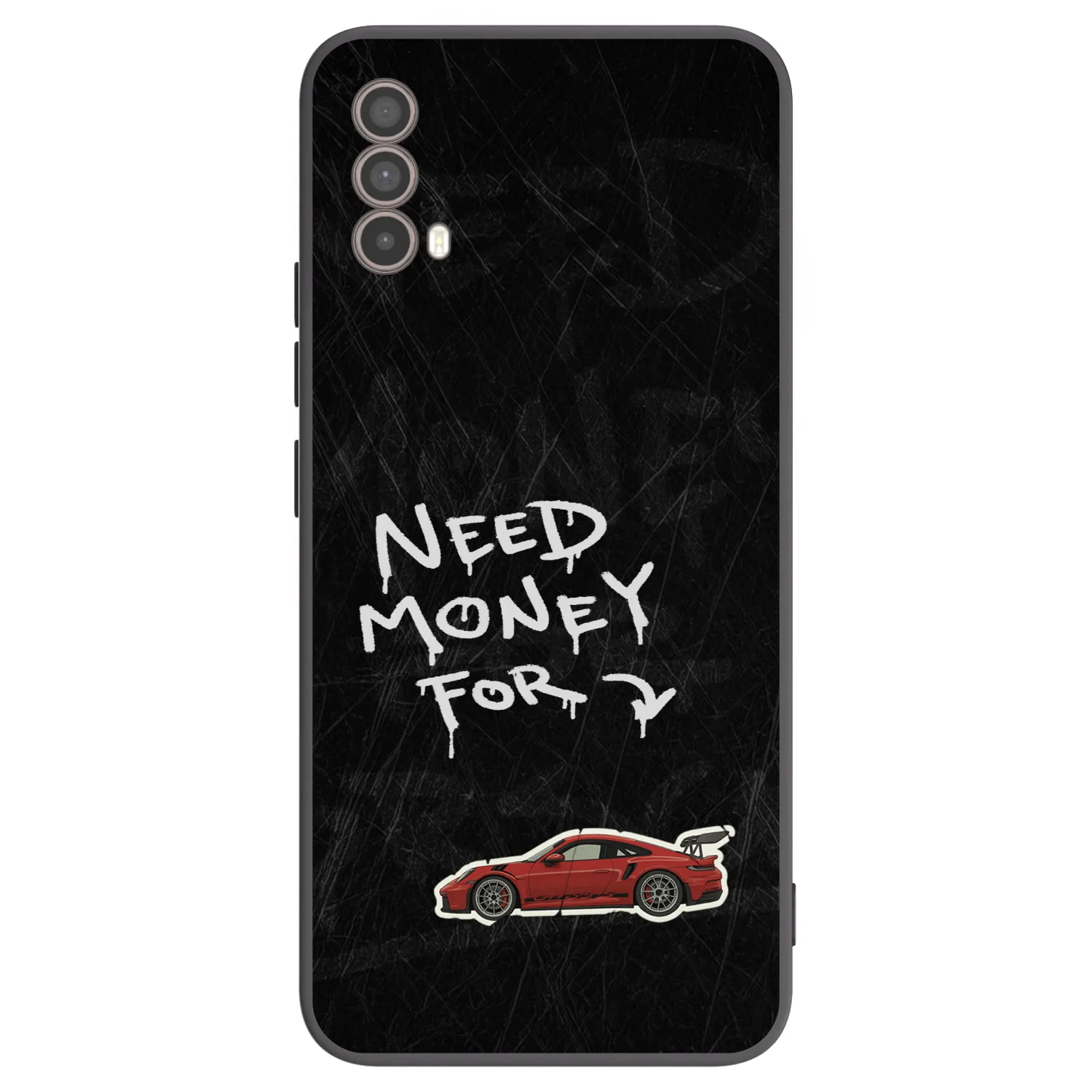 Picasee husă neagră din silicon pentru Motorola Moto E40 - Track Mode