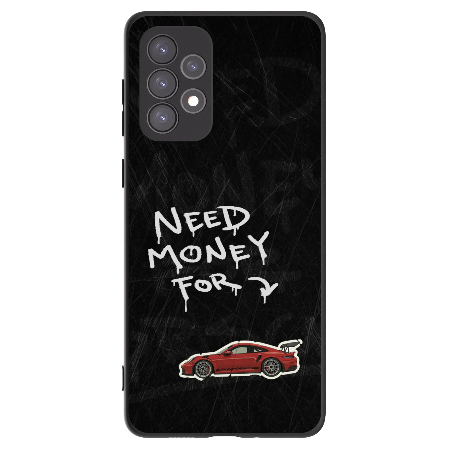 Picasee husă neagră din silicon pentru Samsung Galaxy A73 5G - Track Mode