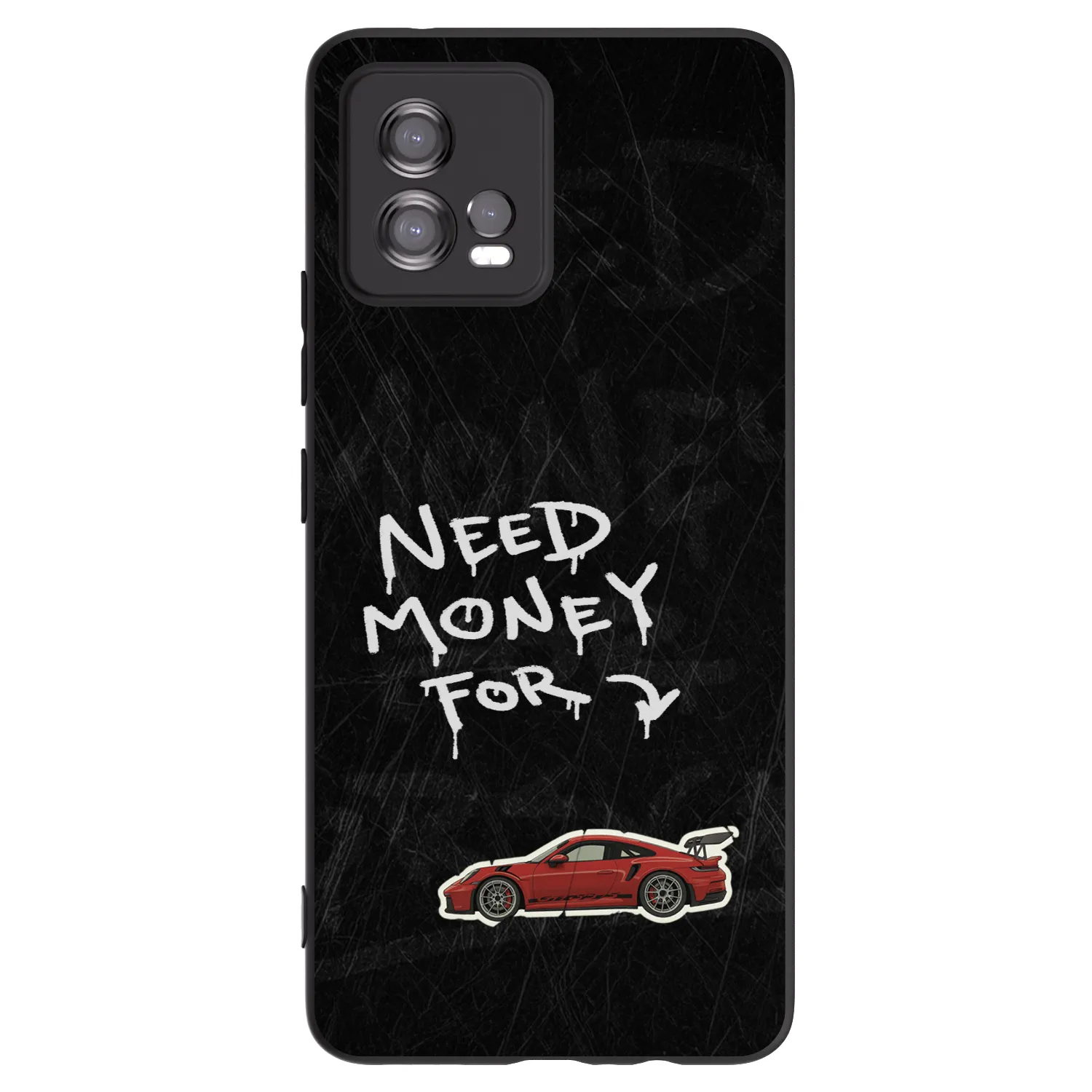 Picasee husă neagră din silicon pentru Motorola Moto G72 - Track Mode