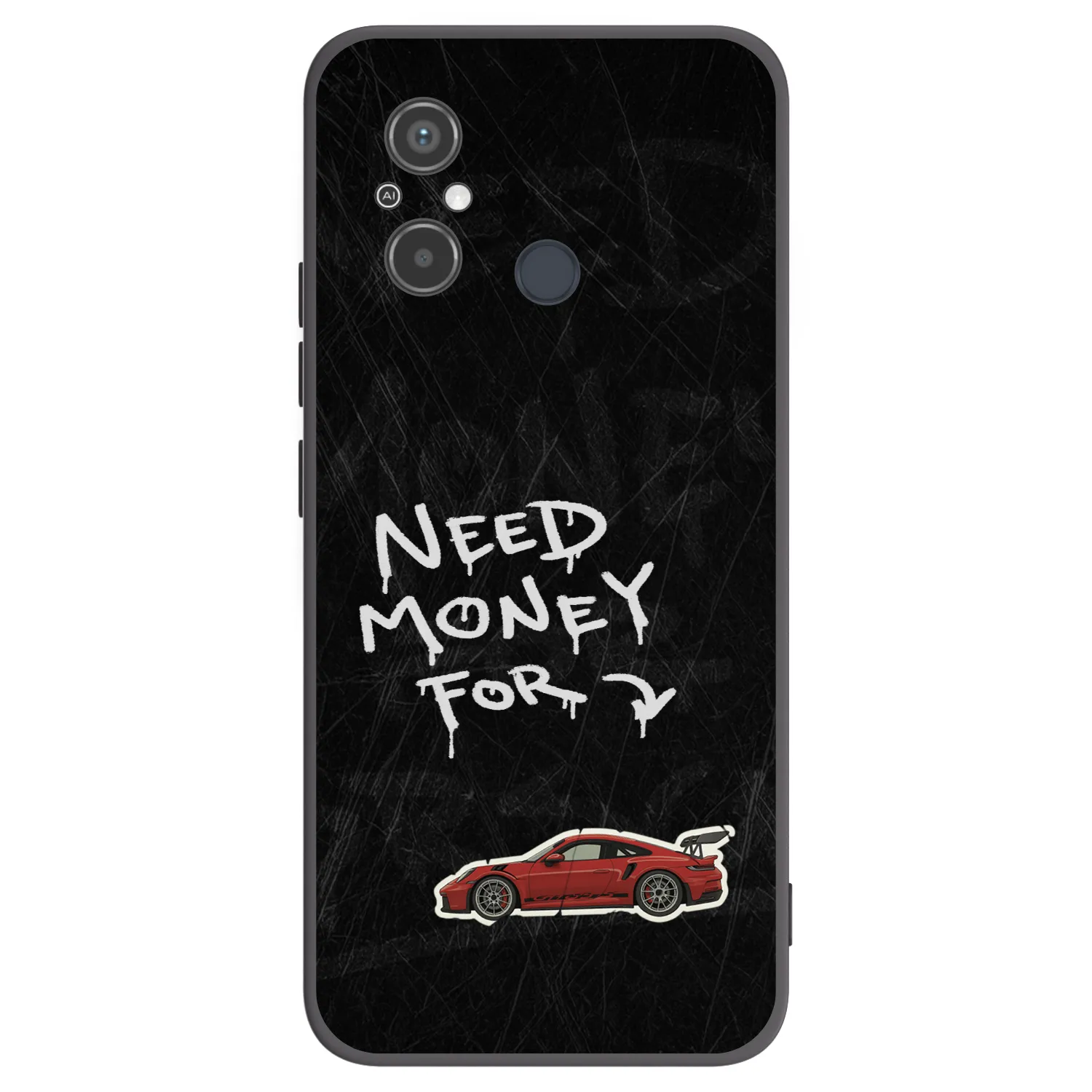 Picasee husă neagră din silicon pentru Xiaomi Redmi 12C - Track Mode