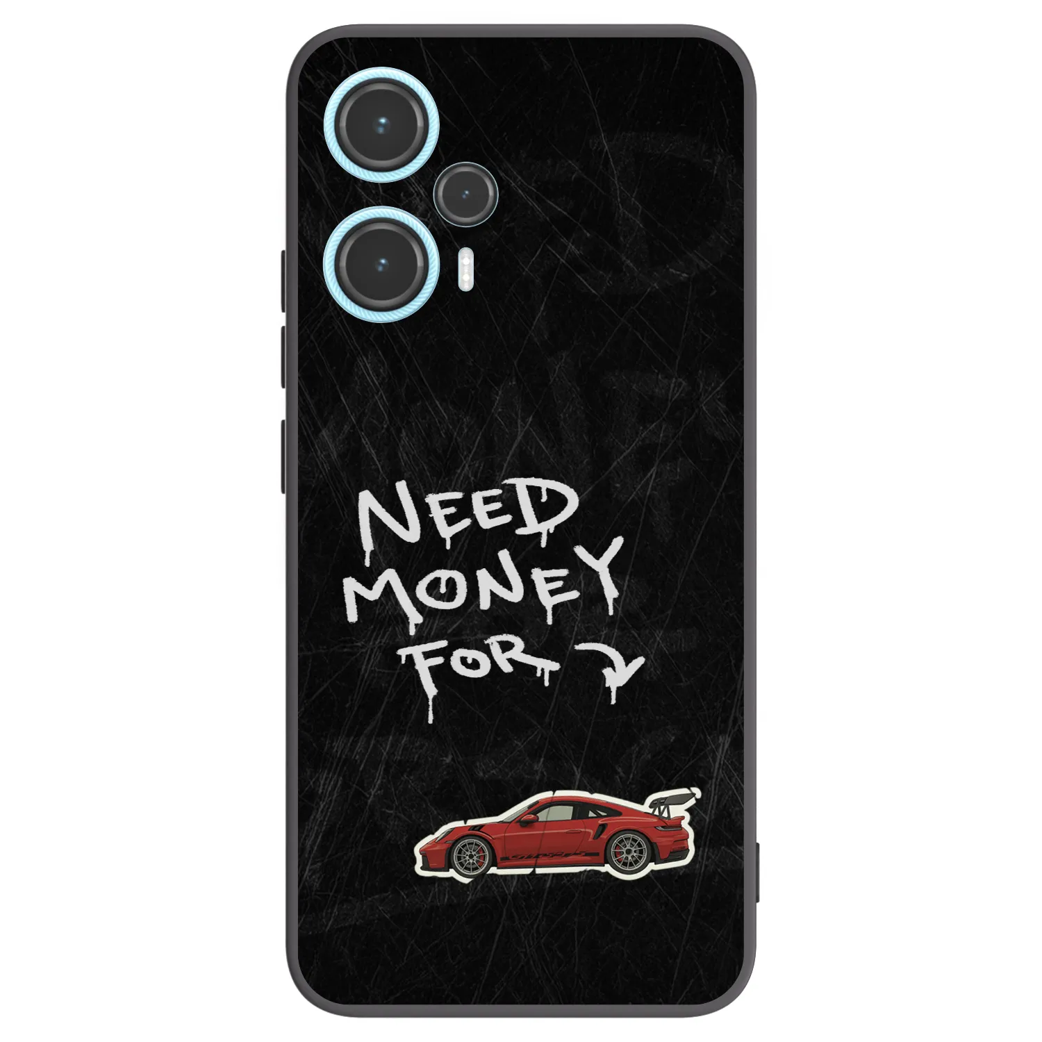 Picasee husă neagră din silicon pentru Xiaomi Poco F5 - Track Mode