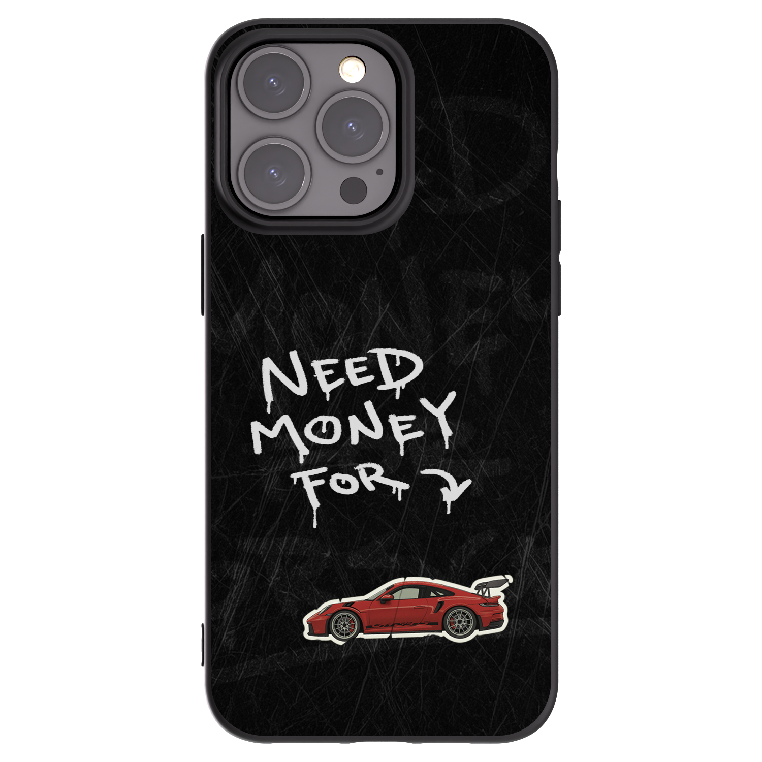 Picasee husă neagră din silicon pentru Apple iPhone 15 Pro Max - Track Mode