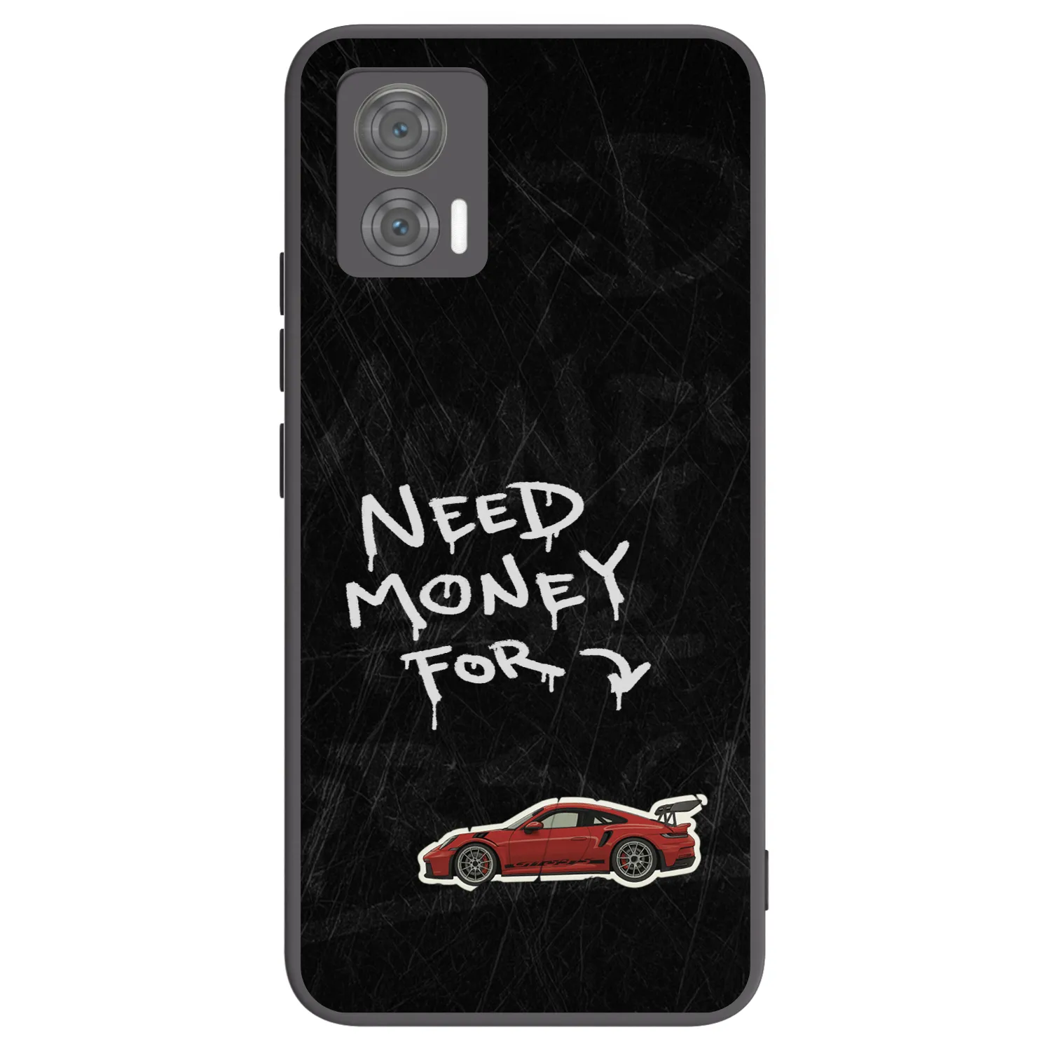 Picasee husă neagră din silicon pentru Motorola Edge 30 Neo - Track Mode