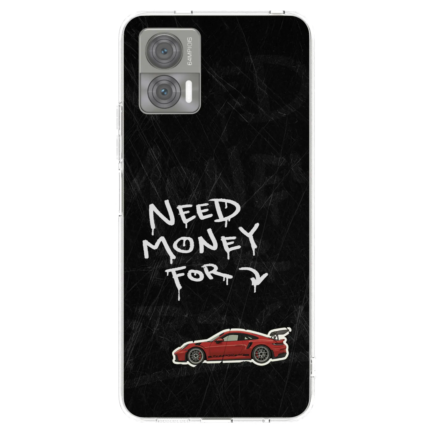 Picasee husă transparentă din silicon pentru Motorola Edge 30 Neo - Track Mode