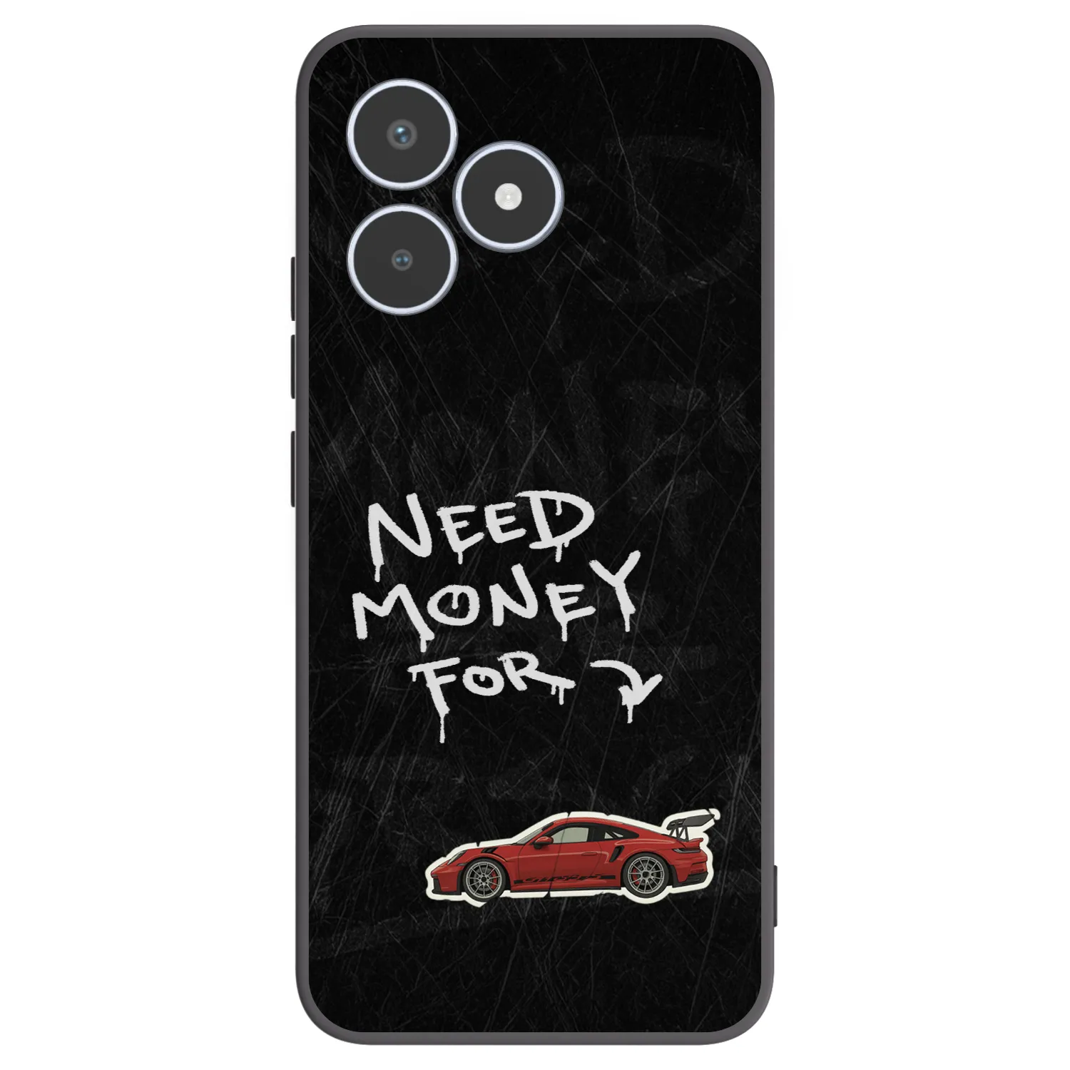 Picasee husă neagră din silicon pentru Realme C53 - Track Mode