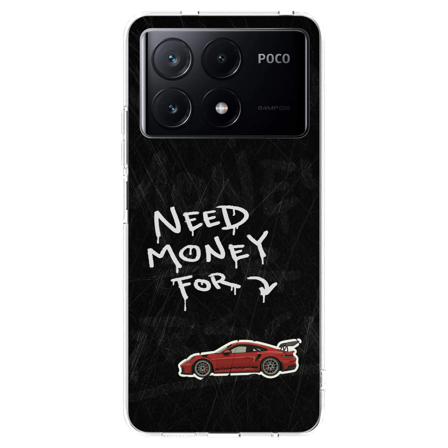 Picasee husă transparentă din silicon pentru Xiaomi Poco X6 Pro - Track Mode