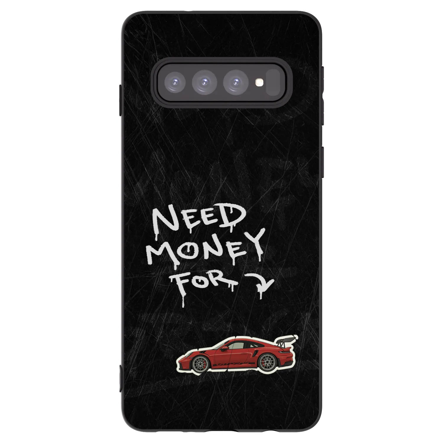 Picasee husă neagră din silicon pentru Samsung Galaxy S10 G973 - Track Mode