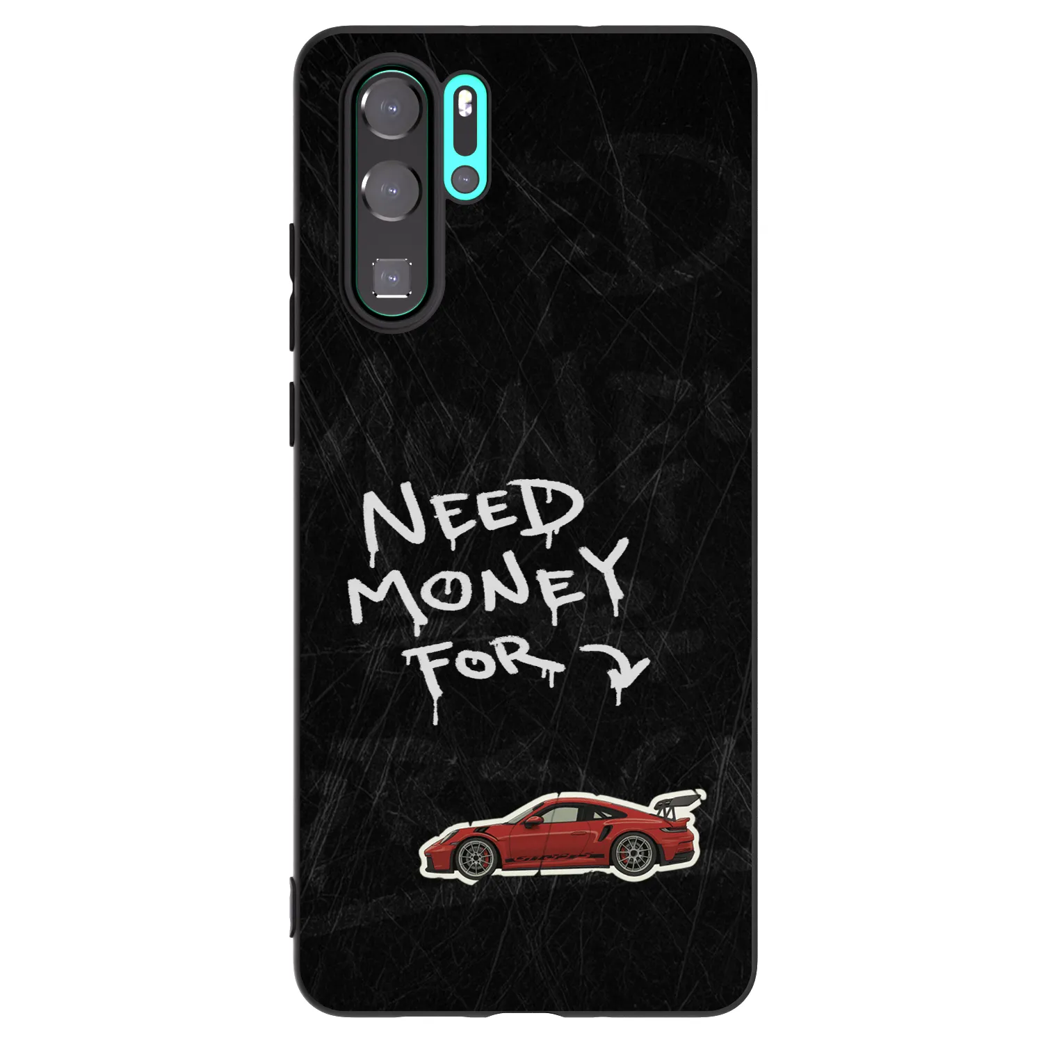 Picasee husă neagră din silicon pentru Huawei P30 Pro - Track Mode