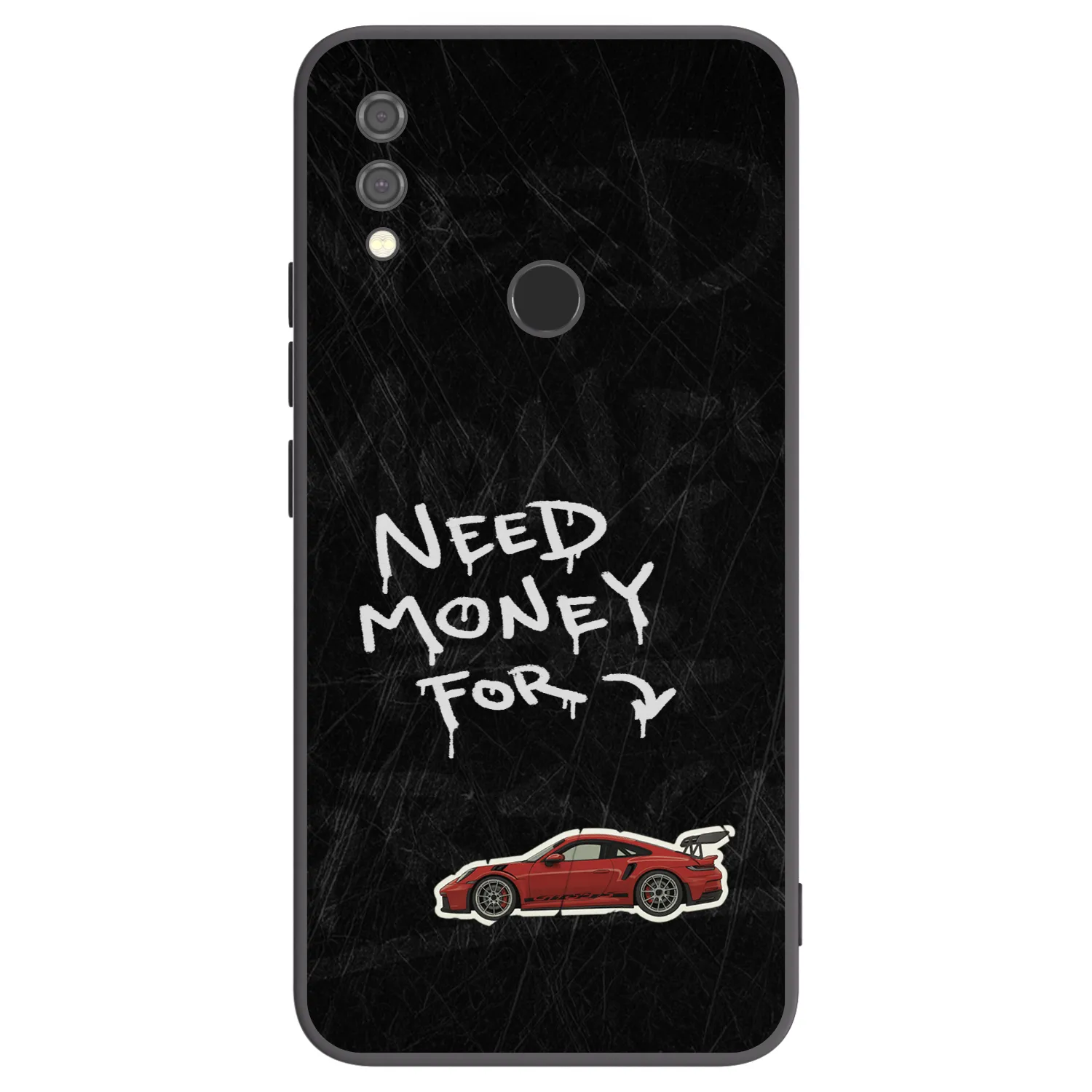 Picasee husă neagră din silicon pentru Xiaomi Redmi Note 7 - Track Mode