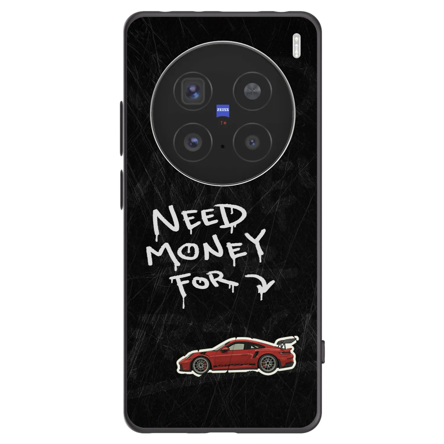 Picasee husă neagră din silicon pentru Vivo X200 Pro - Track Mode