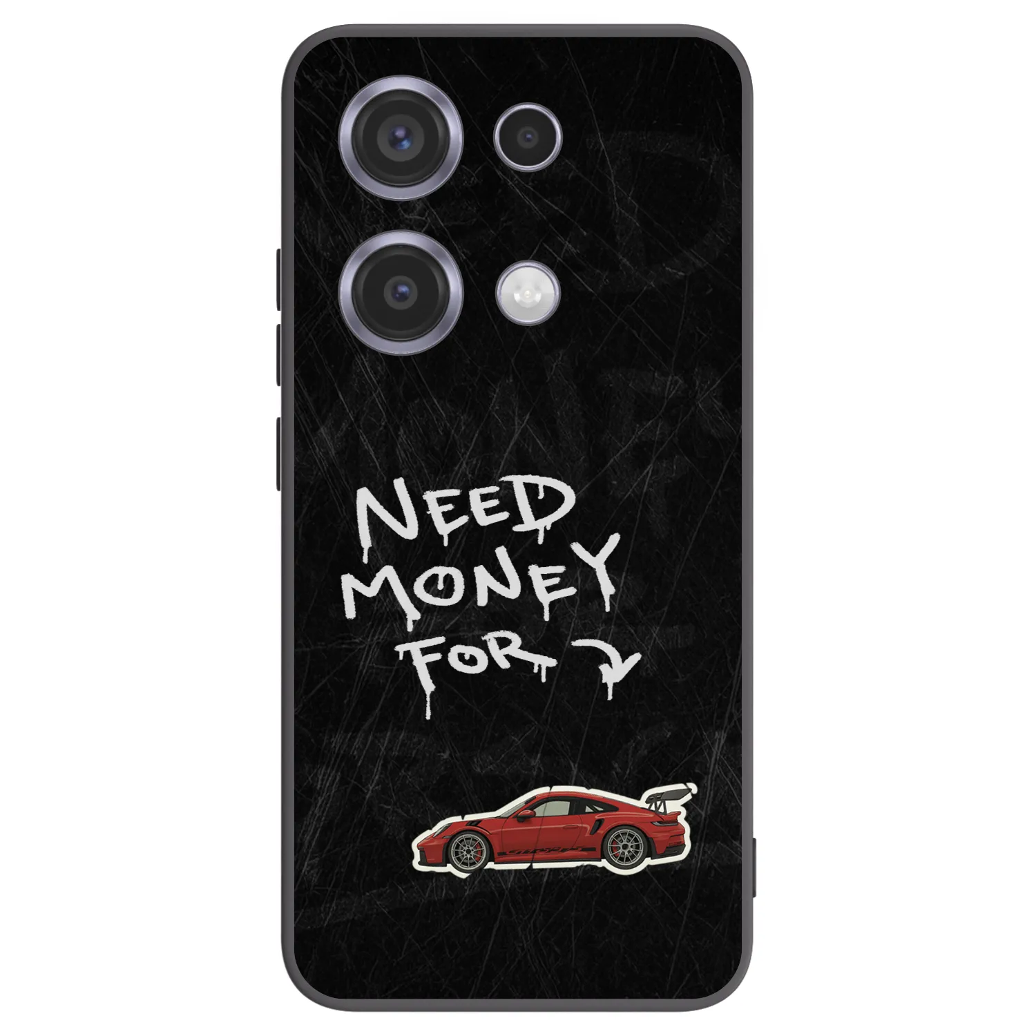 Picasee husă neagră din silicon pentru Xiaomi Redmi Note 14S - Track Mode