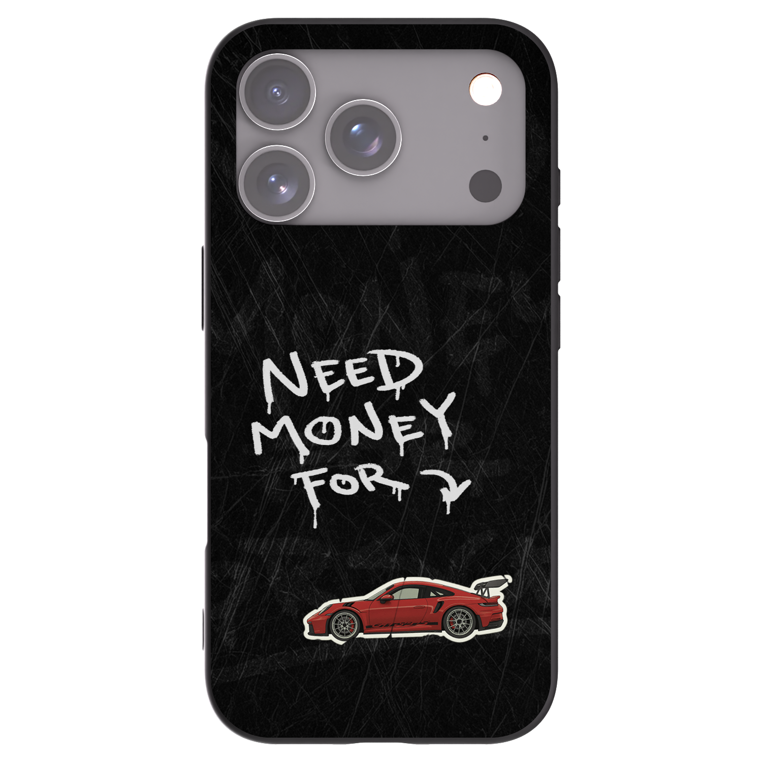 Picasee husă neagră din silicon pentru Apple iPhone 17 Pro - Track Mode