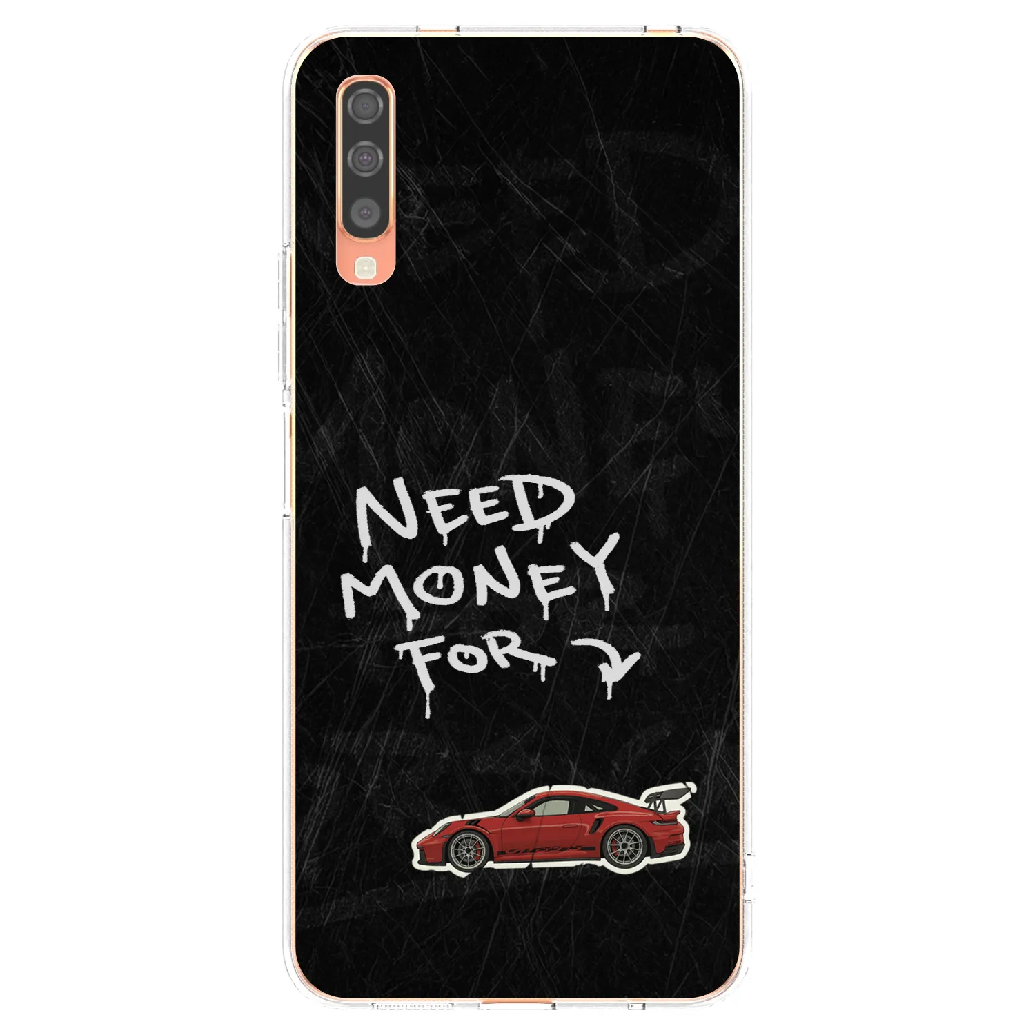 Picasee husă transparentă din silicon pentru Samsung Galaxy A70 A705F - Track Mode