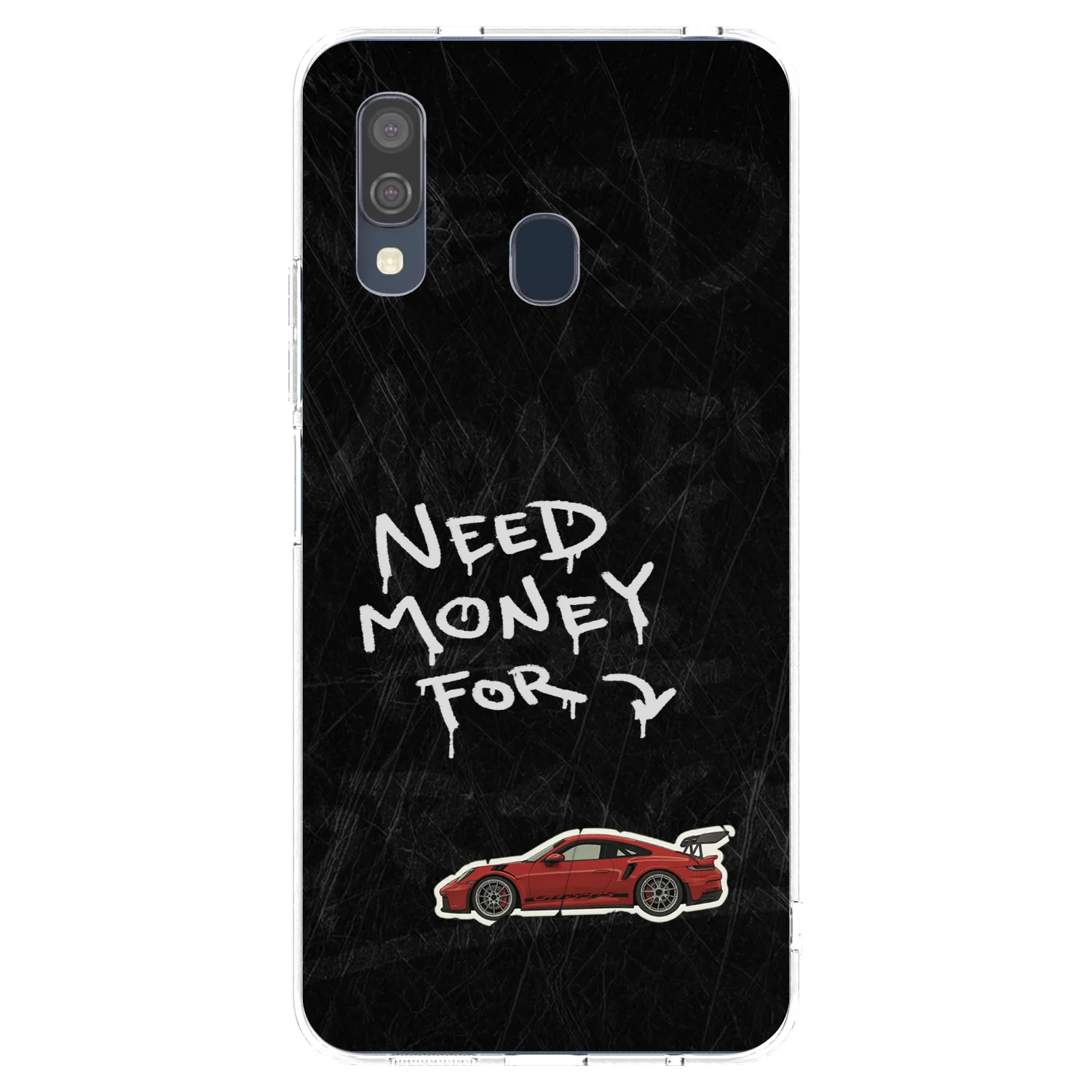 Picasee husă transparentă din silicon pentru Samsung Galaxy A40 A405F - Track Mode