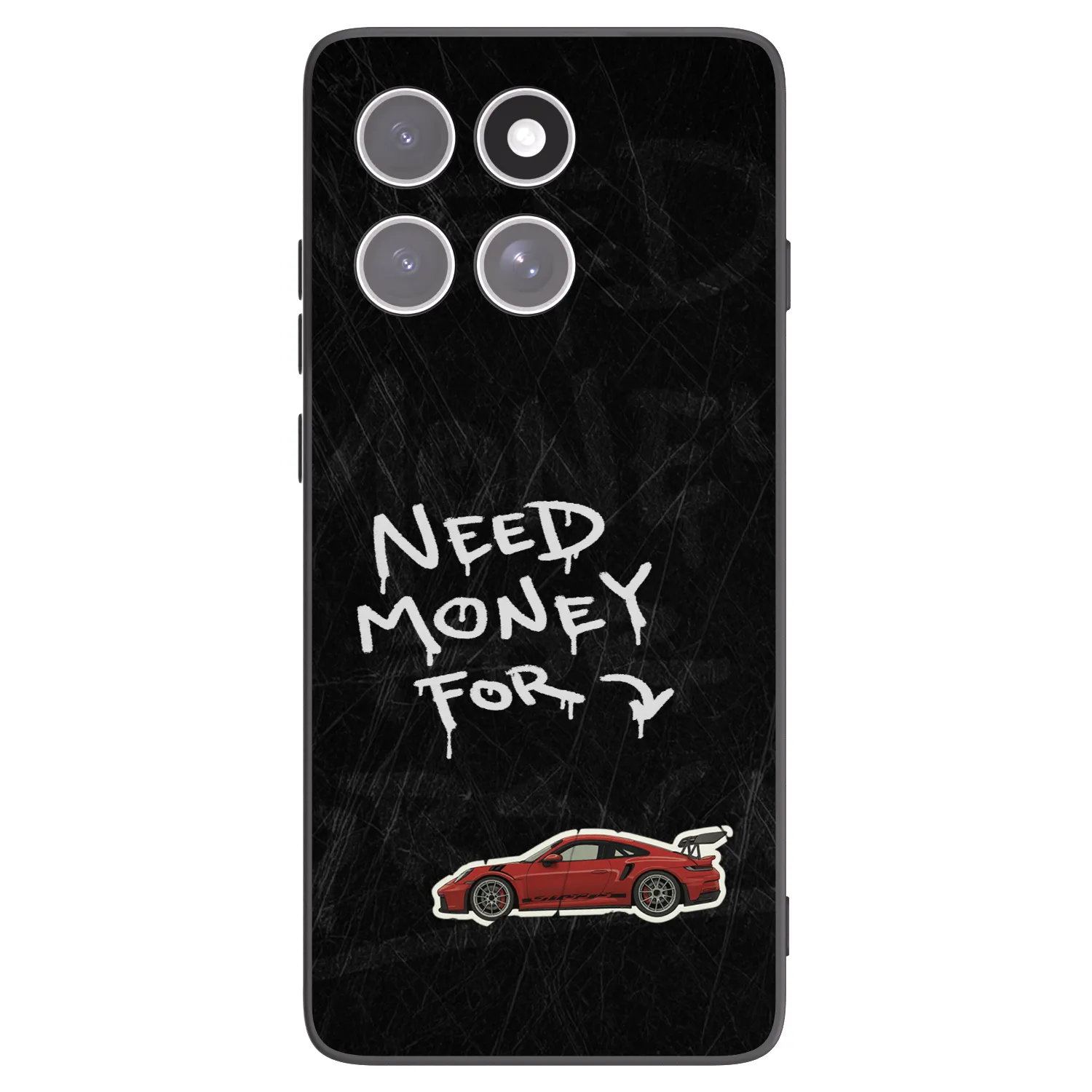 Picasee husă neagră din silicon pentru Motorola Edge 60 Fusion - Track Mode