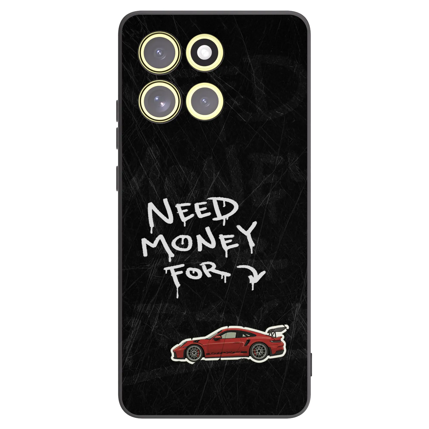 Picasee husă neagră din silicon pentru Motorola Moto G86 Power 5G - Track Mode