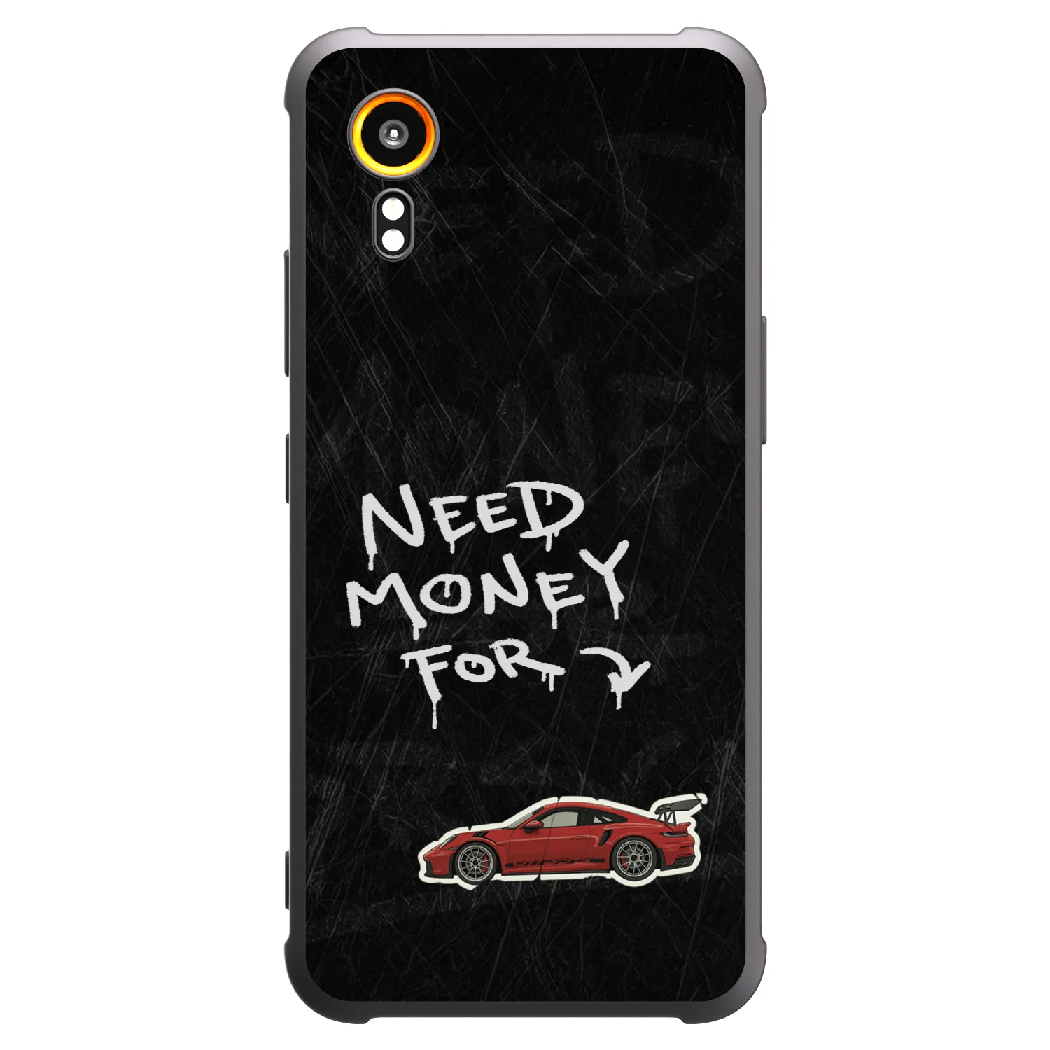 Picasee husă neagră din silicon pentru Samsung Galaxy Xcover 7 - Track Mode