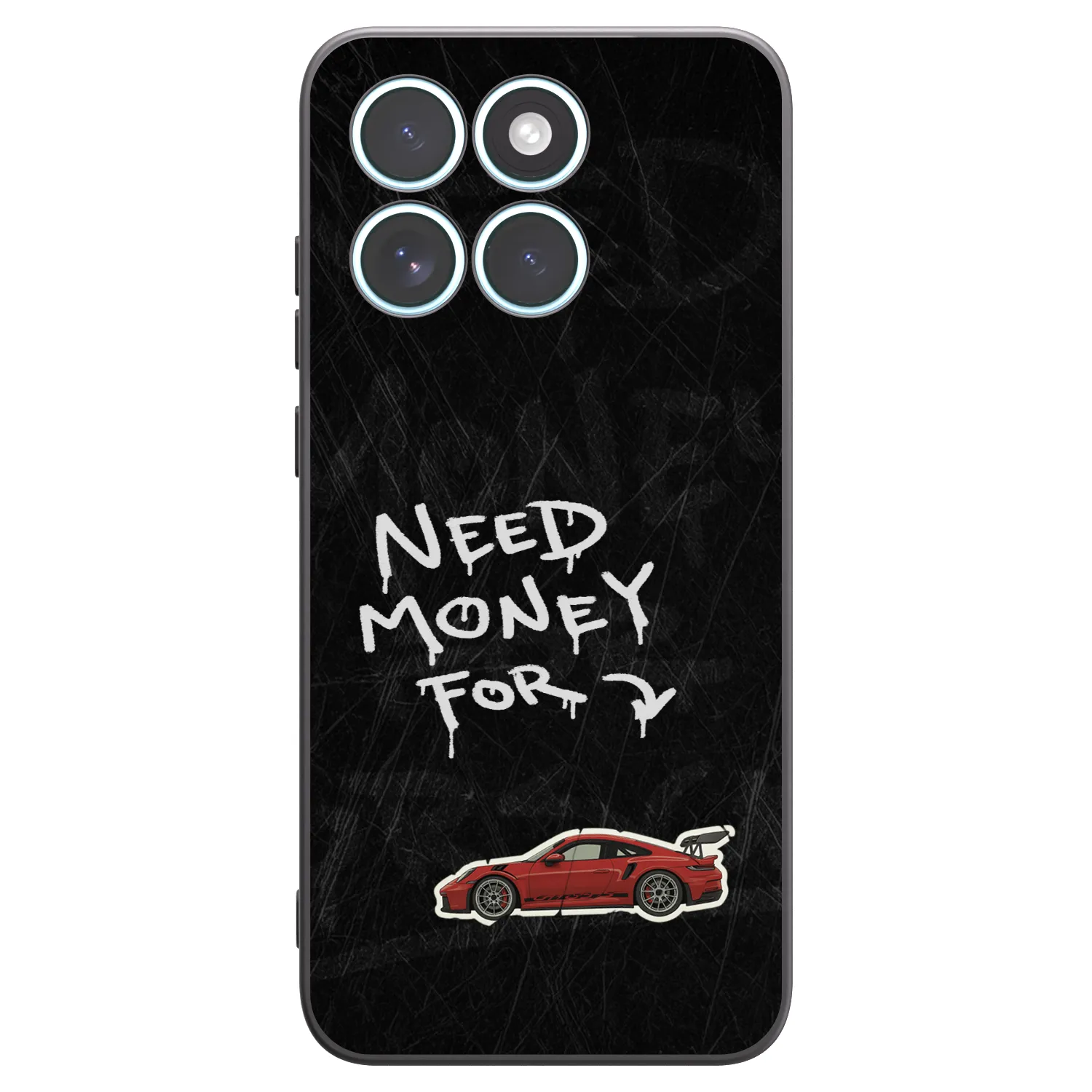 Picasee husă neagră din silicon pentru Motorola Edge 70 Fusion - Track Mode