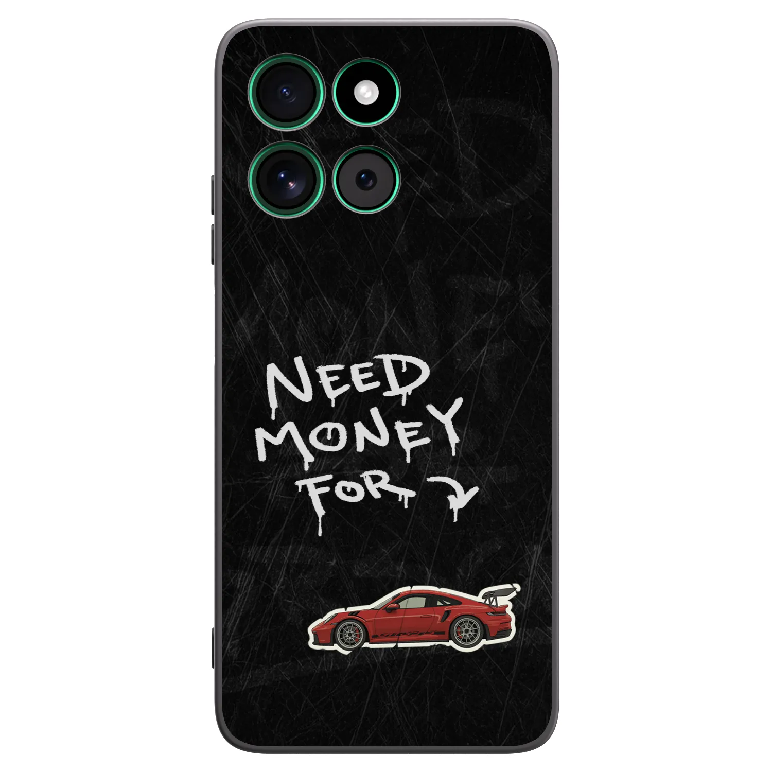 Picasee husă neagră din silicon pentru Motorola Moto G57 Power - Track Mode