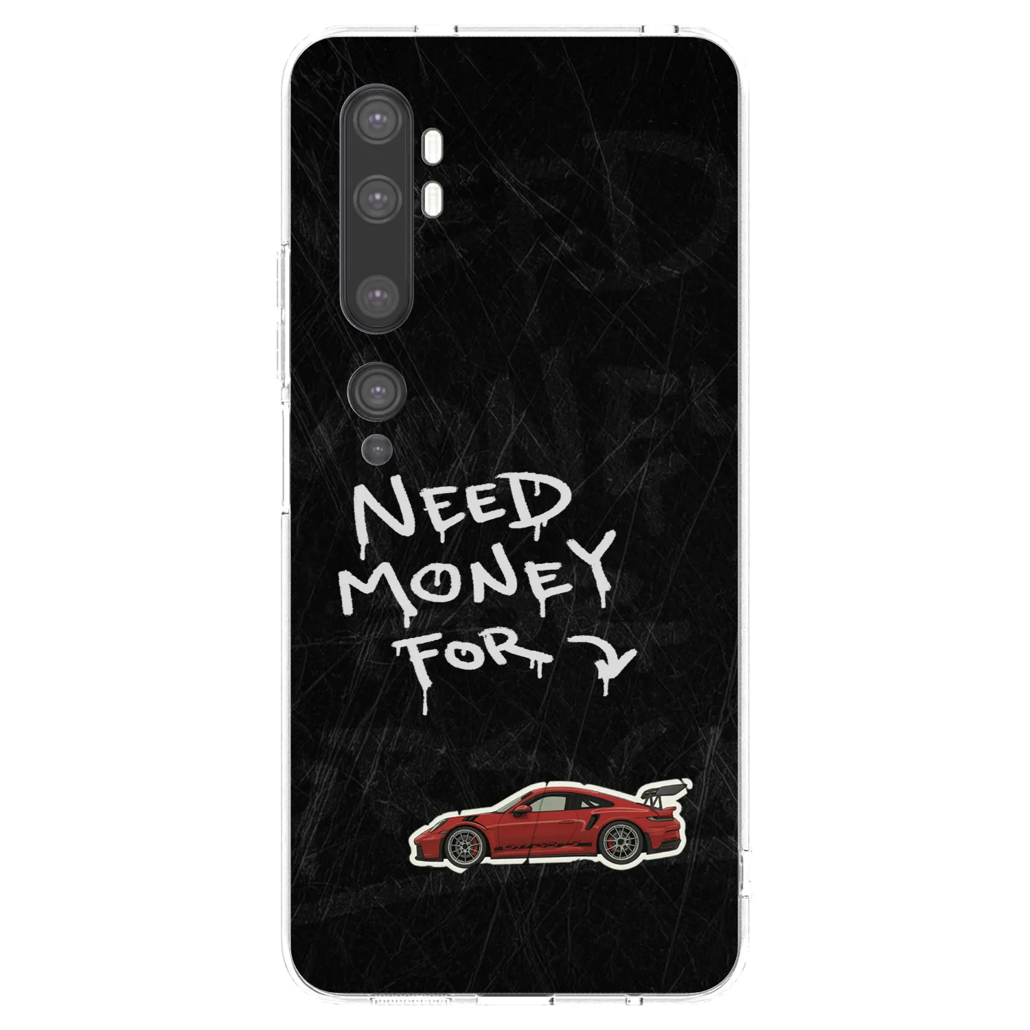 Picasee husă transparentă din silicon pentru Xiaomi Mi Note 10 (Pro) - Track Mode