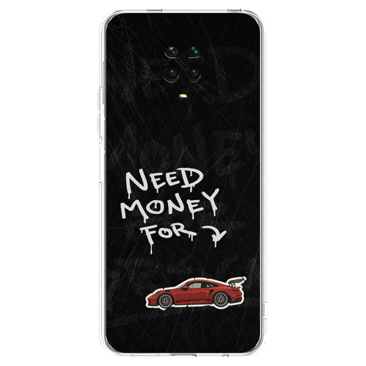 Picasee husă transparentă din silicon pentru Xiaomi Redmi Note 9 Pro - Track Mode