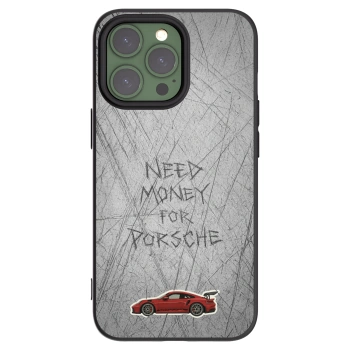 Picasee husă neagră din silicon pentru Apple iPhone 13 Pro - Garage Scratch