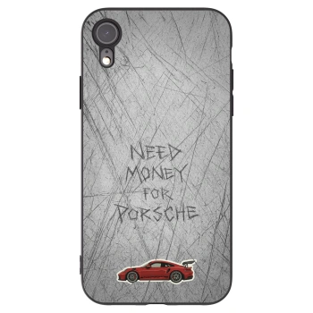 Picasee husă neagră din silicon pentru Apple iPhone XR - Garage Scratch