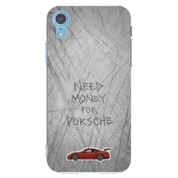 Picasee husă transparentă din silicon pentru Apple iPhone XR - Garage Scratch