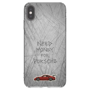 Picasee husă transparentă din silicon pentru Apple iPhone XS Max - Garage Scratch