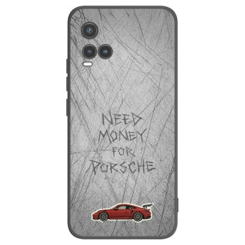 Picasee husă neagră din silicon pentru Vivo Y33s - Garage Scratch