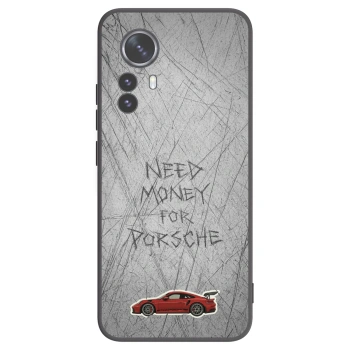 Picasee husă neagră din silicon pentru Xiaomi 12 Pro - Garage Scratch