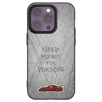 Picasee husă neagră din silicon pentru Apple iPhone 14 Pro - Garage Scratch