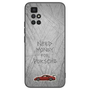 Picasee husă neagră din silicon pentru Xiaomi Redmi 10 (2022) - Garage Scratch