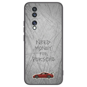 Picasee husă neagră din silicon pentru Honor 70 - Garage Scratch