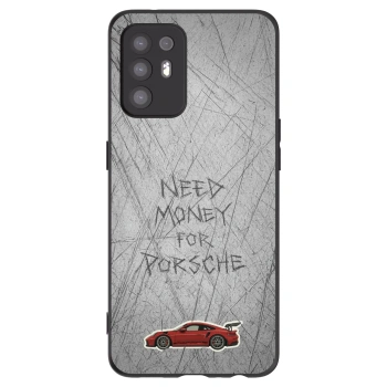 Picasee husă neagră din silicon pentru OPPO A94 5G - Garage Scratch