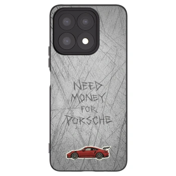 Picasee husă neagră din silicon pentru Honor X8a - Garage Scratch