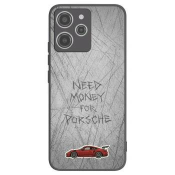 Picasee husă neagră din silicon pentru Xiaomi Redmi 12 4G - Garage Scratch