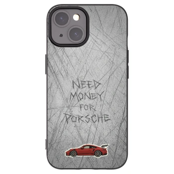 Picasee husă neagră din silicon pentru Apple iPhone 15 - Garage Scratch