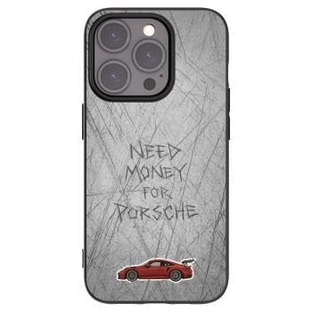 Picasee husă neagră din silicon pentru Apple iPhone 15 Pro - Garage Scratch