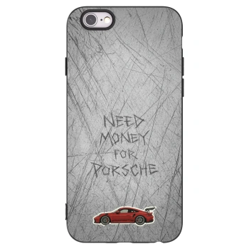 Picasee husă neagră din silicon pentru Apple iPhone 6/6S - Garage Scratch