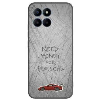 Picasee husă neagră din silicon pentru Honor 70 Lite - Garage Scratch