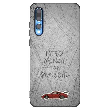 Picasee husă neagră din silicon pentru Huawei P20 Pro - Garage Scratch