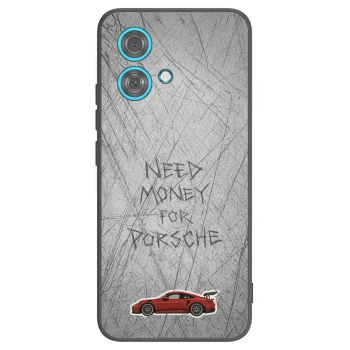 Picasee husă neagră din silicon pentru Motorola Edge 40 Neo - Garage Scratch