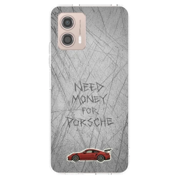 Picasee husă transparentă din silicon pentru Motorola Moto G53 5G - Garage Scratch