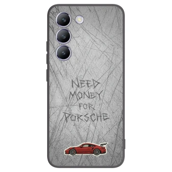 Picasee husă neagră din silicon pentru Vivo V40 SE 5G - Garage Scratch