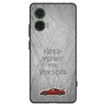Picasee husă neagră din silicon pentru Motorola Moto G35 5G - Garage Scratch