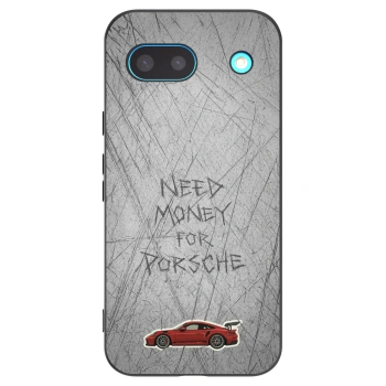 Picasee husă neagră din silicon pentru Google Pixel 8a - Garage Scratch