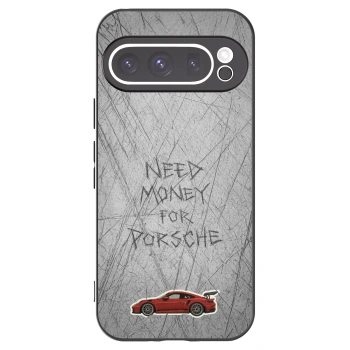 Picasee husă neagră din silicon pentru Google Pixel 9 Pro - Garage Scratch