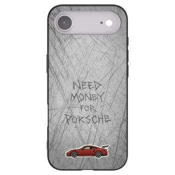 Picasee husă neagră din silicon pentru Apple iPhone Air - Garage Scratch