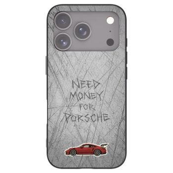 Picasee husă neagră din silicon pentru Apple iPhone 17 Pro - Garage Scratch